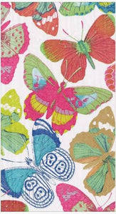 Caspari Butterflies Guest Towels