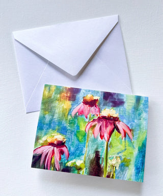 Original Local Watercolor Print Note Card by Terri Hall