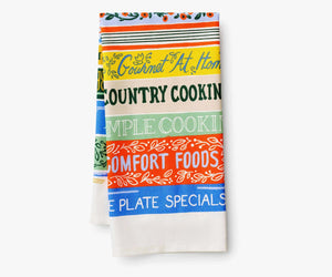 Rifle Paper Co. Tea Towel - Cookbooks