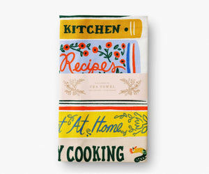 Rifle Paper Co. Tea Towel - Cookbooks