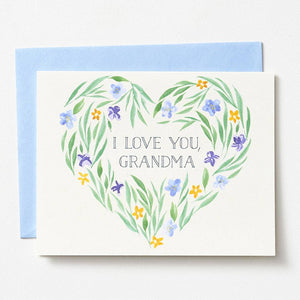 Waste Not Paper Co. Greeting Card - I Love You, Grandma