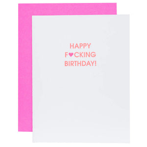 Chez Gagne' Happy Fucking Birthday Card