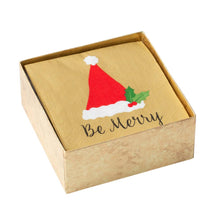 Load image into Gallery viewer, Caspari Boxed Cocktail Napkins - Be Merry
