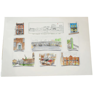 Unframed Sketches by Bruce Wilson