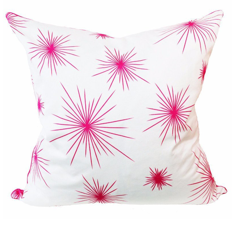Ella Urchin Hot Pink Pillow - Chestnut Lane Antiques & Interiors