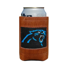 Load image into Gallery viewer, Smathers &amp; Branson Needlepoint Can Cooler - Carolina Panthers
