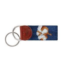 Load image into Gallery viewer, Smathers &amp; Branson Needlepoint Key Fob - Cotton Ball
