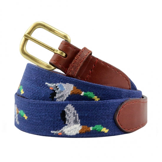 Smathers & Branson Needlepoint Belt - Mallard (Size 38)