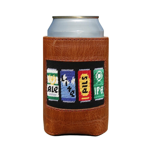 Smathers & Branson Needlepoint Can Cooler - Beer Cans
