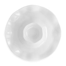 Load image into Gallery viewer, Ruffle White Melamine Chip &amp; Dip Platter
