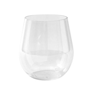 Caspari Acrylic Stemless Wine Glass 12oz