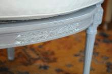 Load image into Gallery viewer, Painted Barrel-Back Cane Chair with Cushion
