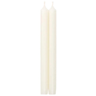 Caspari Duet Taper Candles - White