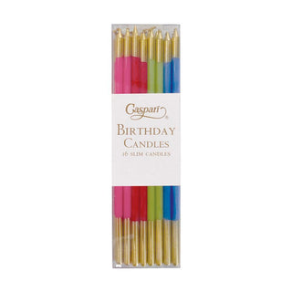Caspari Slim Birthday Candles