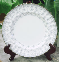 Load image into Gallery viewer, Spode Fleur De Lys Gray Bone China Dinner Plate - Chestnut Lane Antiques &amp; Interiors - 1
