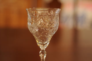 Vintage Rock Sharpe Pattern Water Goblet - Chestnut Lane Antiques & Interiors - 3