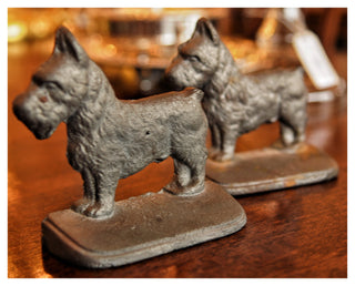 Vintage Cast Iron Scottie Bookends - Chestnut Lane Antiques & Interiors - 4
