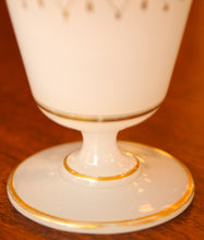 Load image into Gallery viewer, Antique French White Opaline and Gold Accent Goblet Pontil - Chestnut Lane Antiques &amp; Interiors - 5
