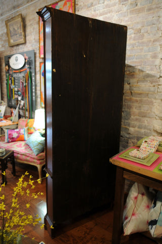 Southern 19th Century Walnut Corner Cupboard