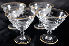 Load image into Gallery viewer, Antique Etched Crystal French Sherberts Set of 4 - Chestnut Lane Antiques &amp; Interiors - 2
