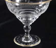 Load image into Gallery viewer, Antique Etched Crystal French Sherberts Set of 4 - Chestnut Lane Antiques &amp; Interiors - 4
