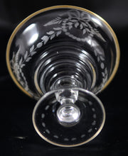 Load image into Gallery viewer, Antique Etched Crystal French Sherberts Set of 4 - Chestnut Lane Antiques &amp; Interiors - 6
