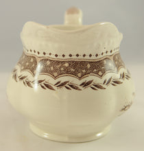 Load image into Gallery viewer, Antique Brown Transferware Pitcher Jug Circa 1890 - Chestnut Lane Antiques &amp; Interiors - 4
