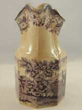 Load image into Gallery viewer, Antique Purple Transferware Jug Circa 1870 - Chestnut Lane Antiques &amp; Interiors - 3
