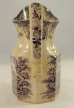 Load image into Gallery viewer, Antique Purple Transferware Jug Circa 1870 - Chestnut Lane Antiques &amp; Interiors - 4
