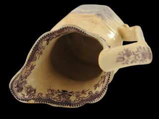 Antique Purple Transferware Jug Circa 1870 - Chestnut Lane Antiques & Interiors - 5