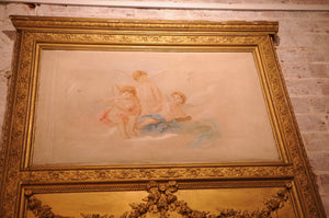 19th Century French Gold Gilt Trumeau - Chestnut Lane Antiques & Interiors - 3