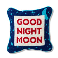 Load image into Gallery viewer, Good Night Moon Needlepoint Pillow
