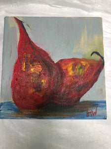 Original Acrylic on Canvas by Local Artist Staci Wall - "A Perfect Pair" #1