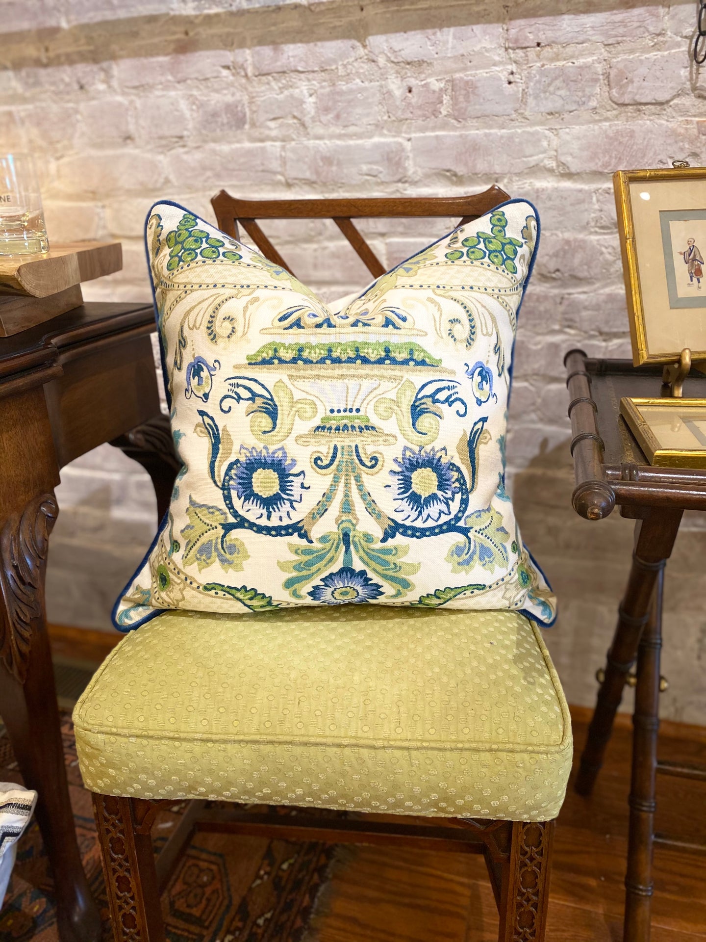 Schumacher Fontenay Custom Pillow