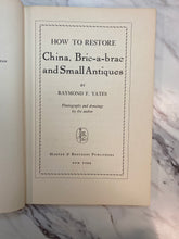 Load image into Gallery viewer, How to Restore China, Brick-a-brac and Small Antiques Book

