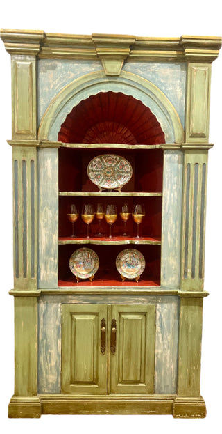 Heartpine Corner Cabinet