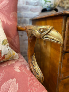 Vintage Carved Eagle Chairs