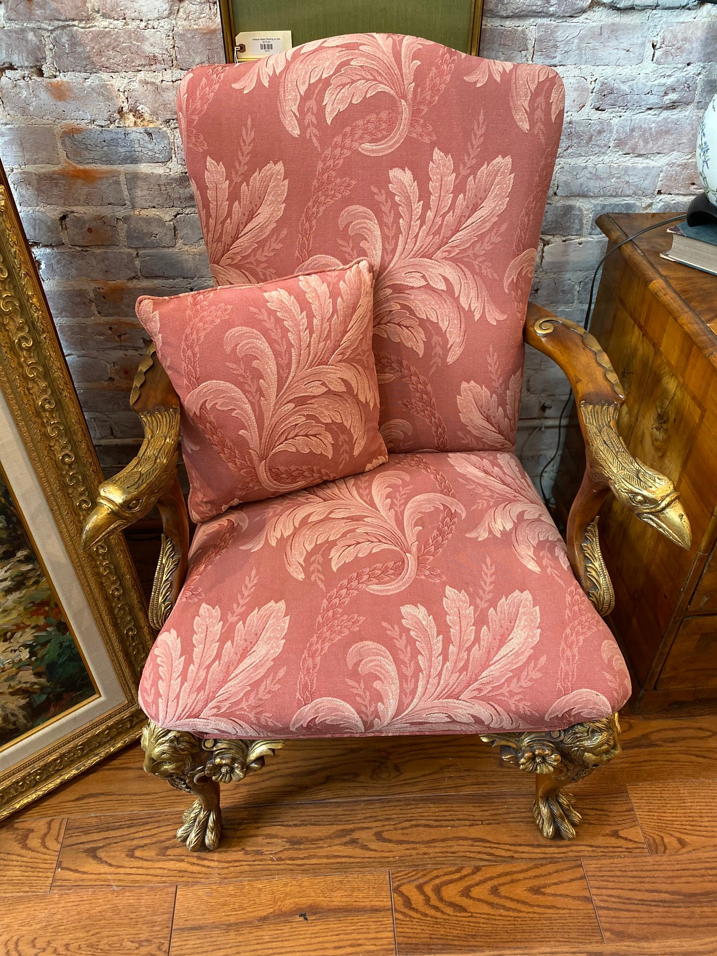 Vintage Carved Eagle Chairs