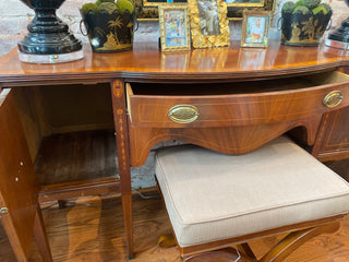 Antique English Mahogany Sideboard with Rosewood Inlay