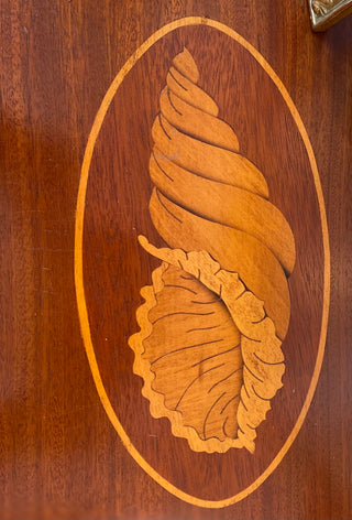 Antique English Mahogany Sideboard with Rosewood Inlay