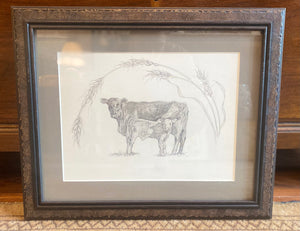 Original Cow Drawing