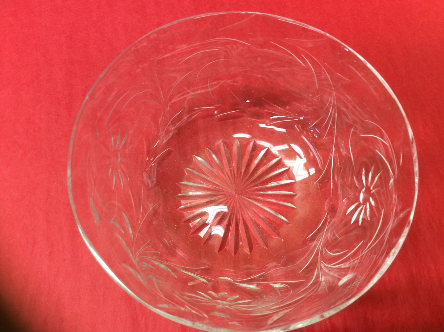 Victorian Glass Plate