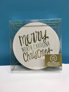 Merry Christmas Coasters - North Carolina - Chestnut Lane Antiques & Interiors - 2