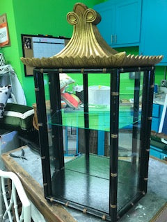 Vintage Palm Beach Hanging Shelf