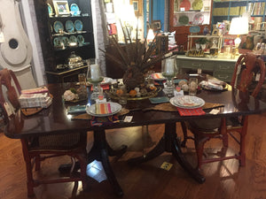 Maitland Smith Double Pedestal Table - Chestnut Lane Antiques & Interiors