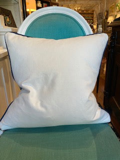 Custom Made Thibaut Blue and White Chinoiserie Pillow
