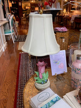 Load image into Gallery viewer, Antique Porcelain Tulip  Lamp
