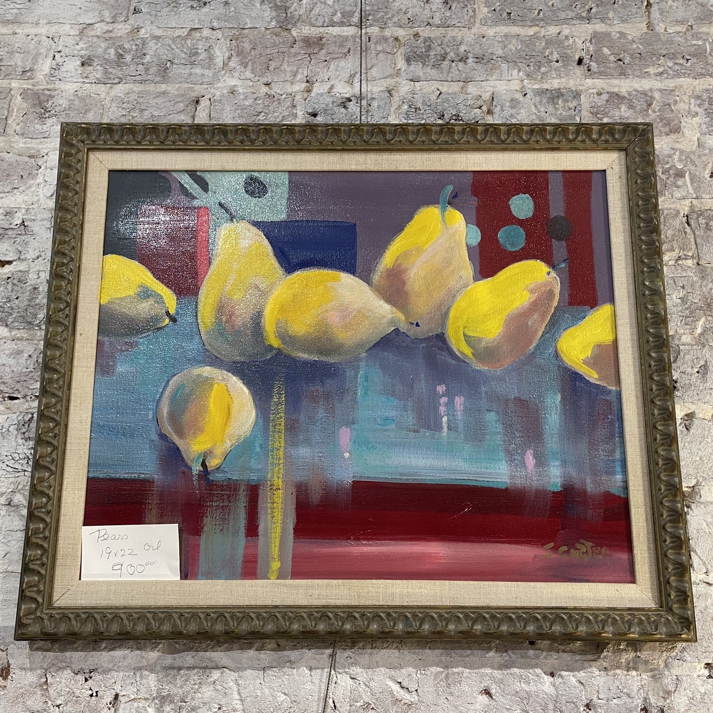 Framed Oil by Jane Carter - 