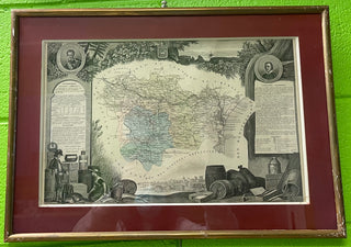 Set of 4 Antique French Maps