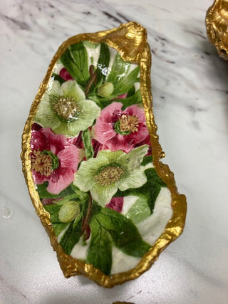 Decoupaged Chesapeake Bay Oyster Dish